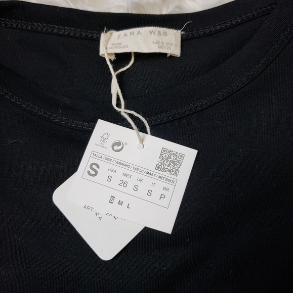 NWT Zara One Sleeve Top - Picture 4 of 6